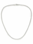 Tom Wood - Anker Rhodium-Plated Chain Necklace