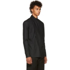 Balmain Black Draped Shirt