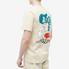 Tired Skateboards Men's Ghost T-Shirt in Beige