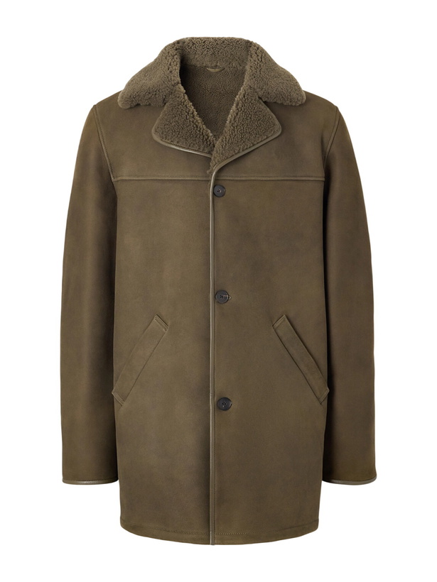 Photo: Mr P. - Shearling Coat - Green
