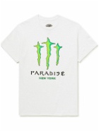 PARADISE - Printed Cotton-Jersey T-Shirt - White