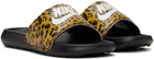 Nike Black & Tan Victori One Slides