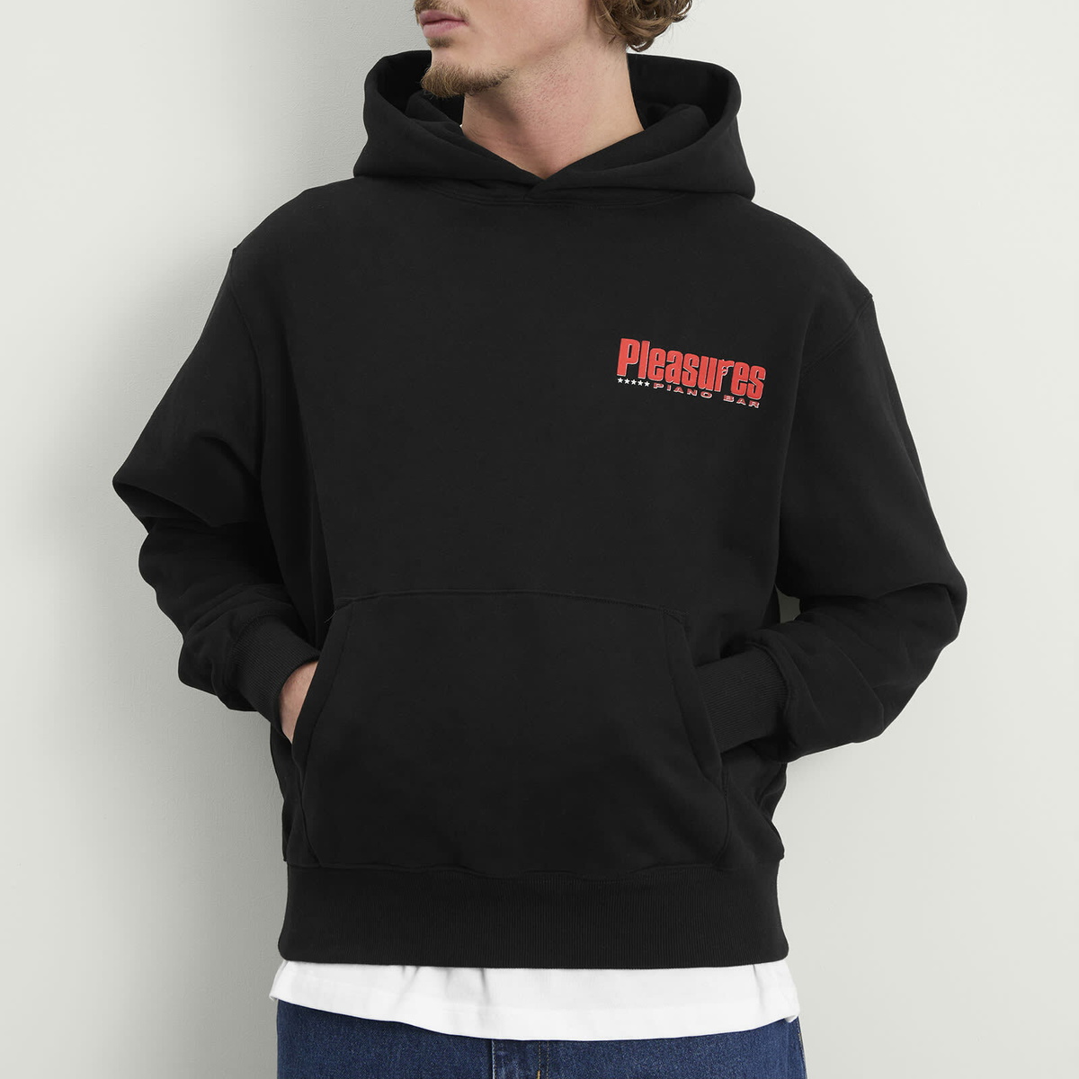 Pleasures Men's Piano Bar Hoodie in Black