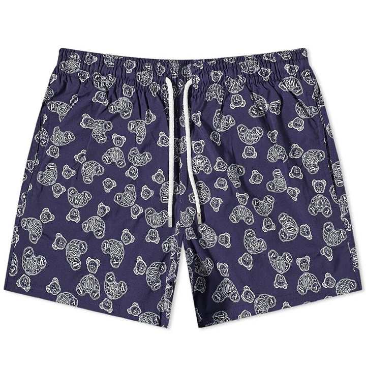 Photo: Palm Angels x Vilbrequin Paisley All Over Bear Swim Short