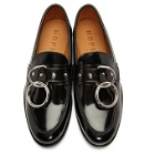 HOPE Black Patent Patty Ring Loafers