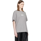 MM6 Maison Margiela Gray Label Cotton Jersey T-shirt