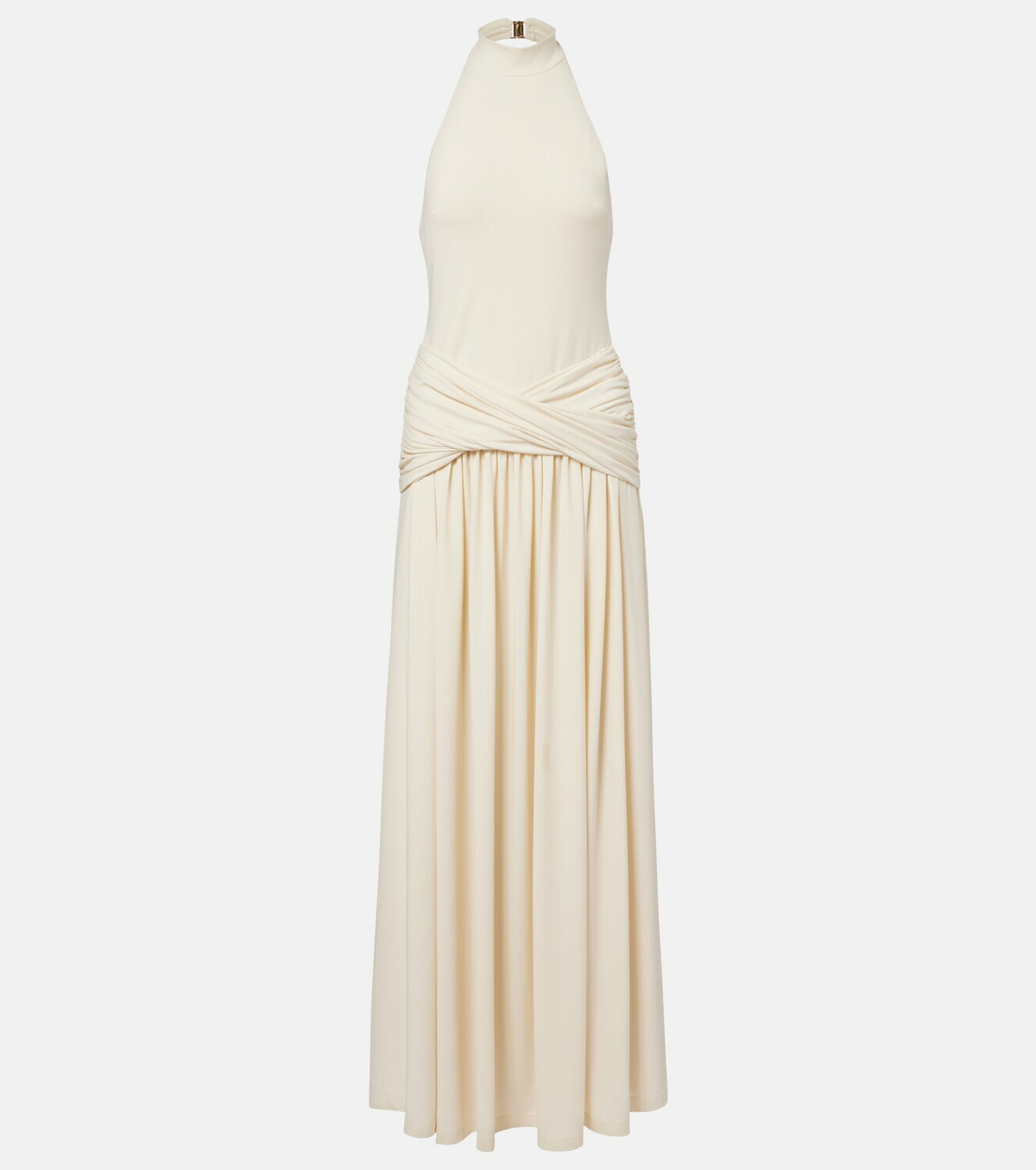 Bananhot Zoya draped halterneck maxi dress