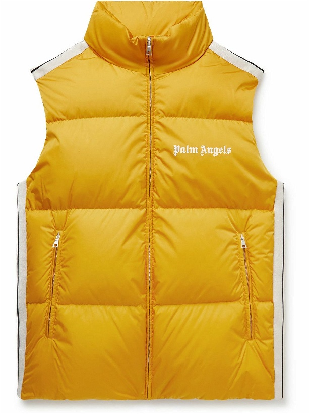 Photo: Moncler Genius - Palm Angels Rodman Quilted Shell Down Gilet - Yellow