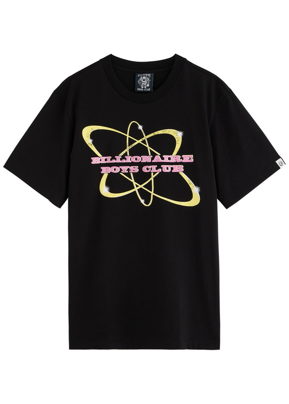Photo: Billionaire Boys Club Logo Printed Cotton T-shirt Black