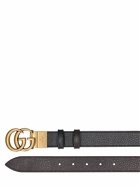 GUCCI - 3cm Gg Reversible Belt