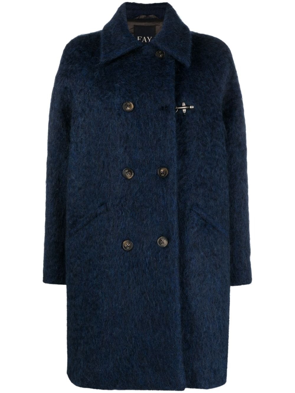 Photo: FAY - Double-breasted Wool Blend Coat