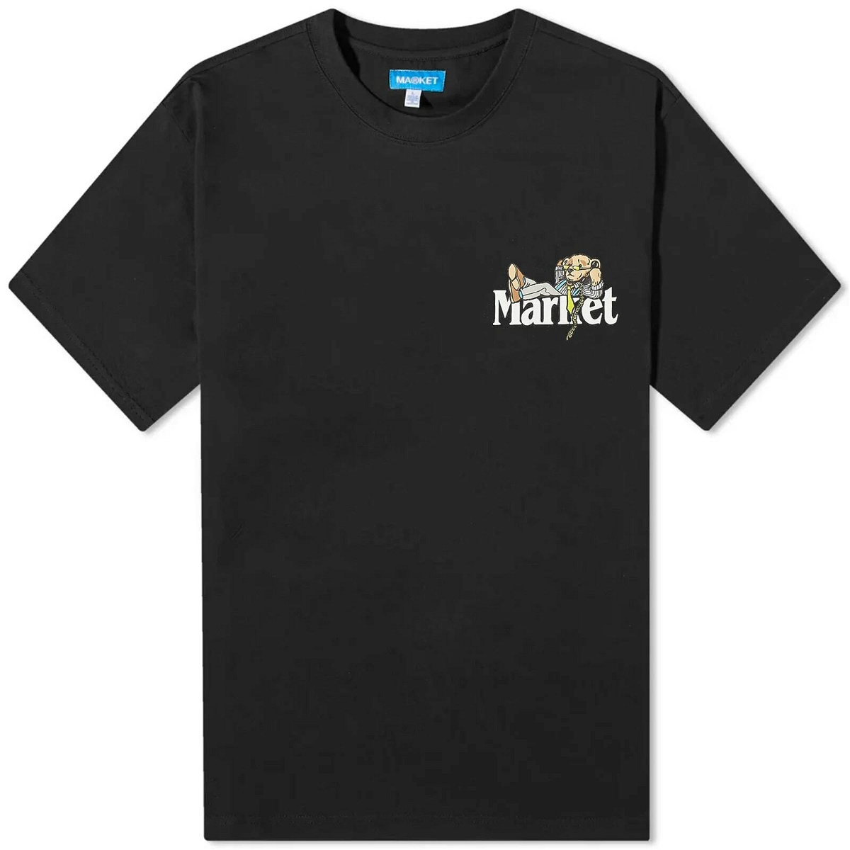Photo: MARKET Men's Better Call Bear T-Shirt in Black