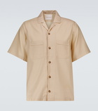 King & Tuckfield - Cotton-blend bowling shirt