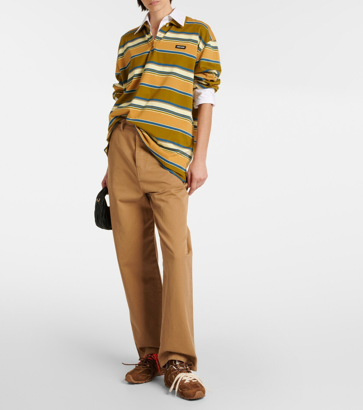 Miu Miu x New Balance 530 SL suede sneakers