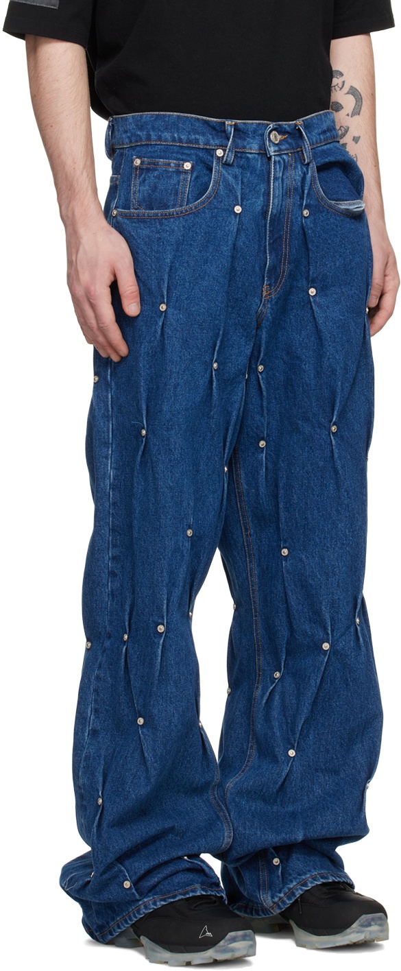 KUSIKOHC SSENSE Exclusive Indigo Jeans