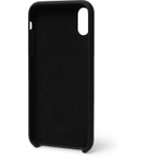 Versace - Logo-Print iPhone X and XS Case - Black