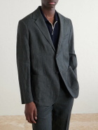 Sunspel - Linen Suit Jacket - Gray