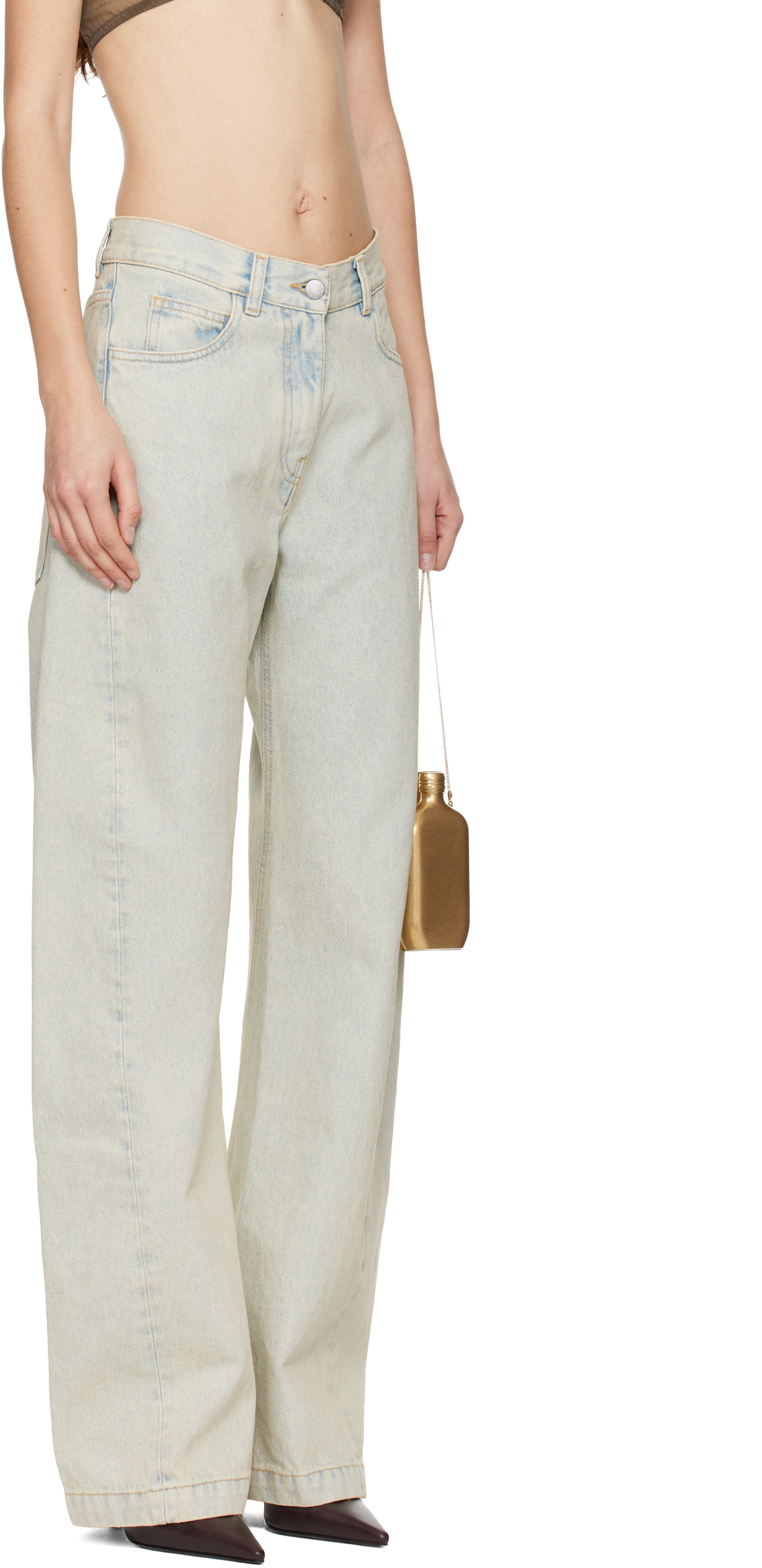 Calvin Klein Collection Blue Loose Jeans