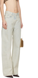Calvin Klein Collection Blue Loose Jeans