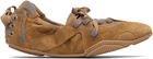 Acne Studios Brown & Blue Lace-up Suede Sneakers