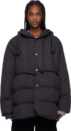 Henrik Vibskov Black Puff Puffer Jacket