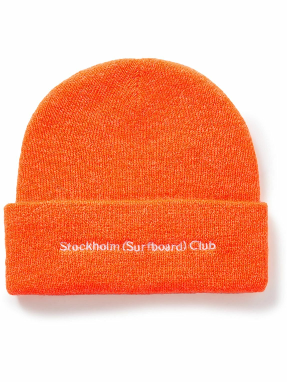 Stockholm Surfboard Club - Logo-Embroidered Knitted Beanie