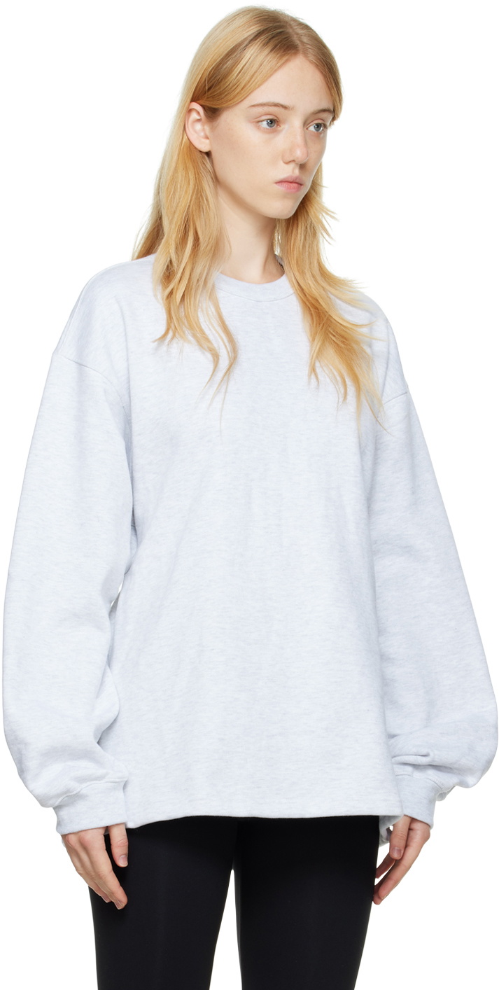 Birrot Gray Back Open Sweatshirt