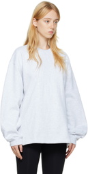 Birrot Gray Back Open Sweatshirt