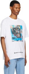 AAPE by A Bathing Ape White Printed T-Shirt