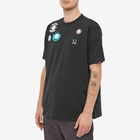 Fred Perry x Raf Simons Oversized Patch T-Shirt in Black