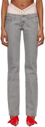 ALL-IN Gray Double Jeans