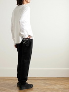 LOEWE - Tapered Cotton-Jersey Sweatpants - Black