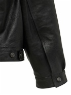 BALENCIAGA - Denim-style Leather Jacket
