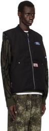 DEVÁ STATES Black Faith Work Vest