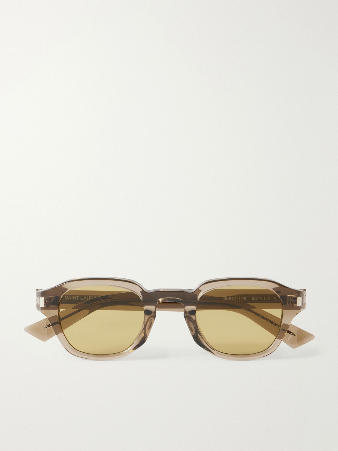 SAINT LAURENT - SL 946 Round-Frame Recycled Acetate Sunglasses - Brown