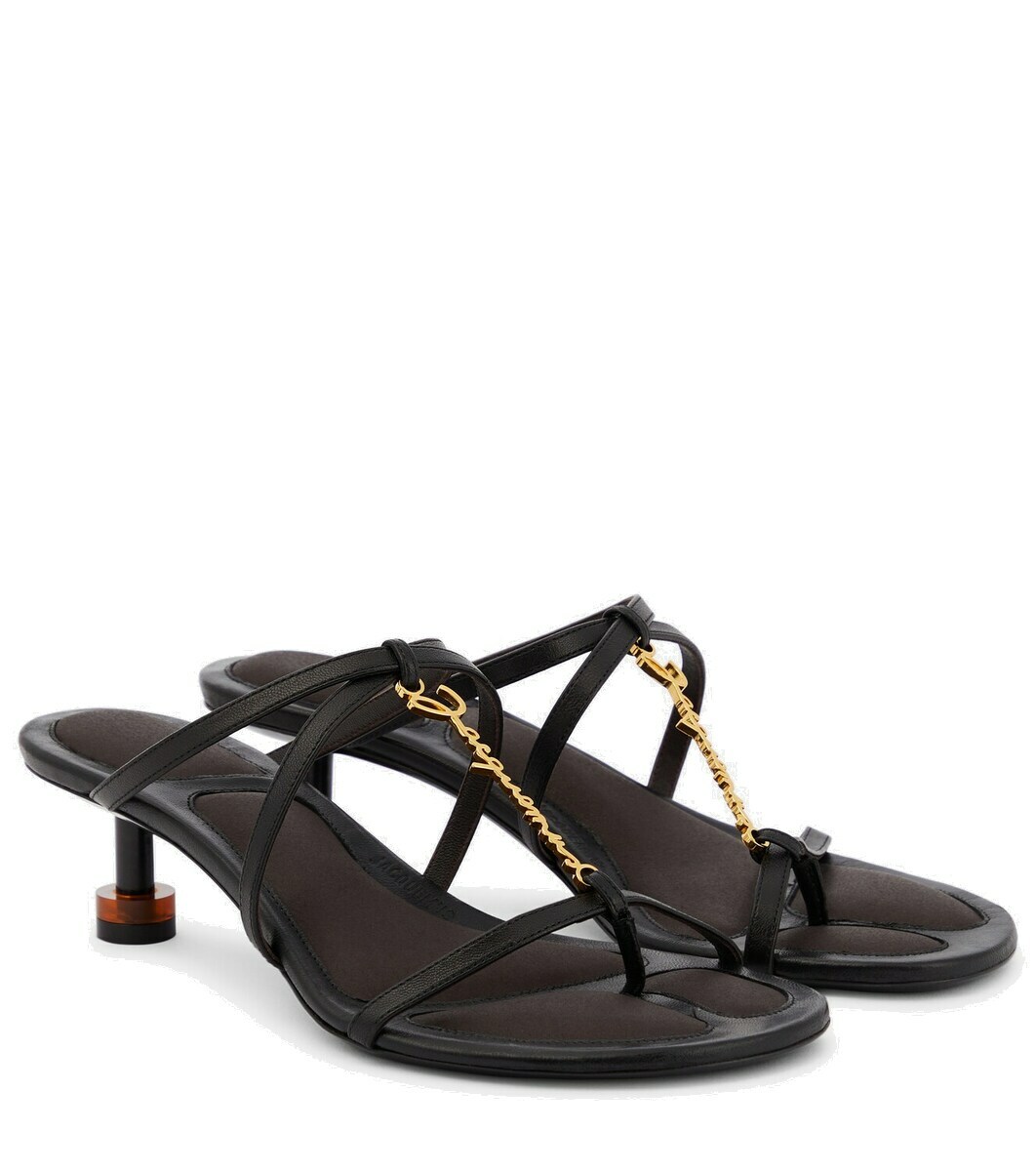 Jacquemus Les Sandales Basses Pralu leather sandals Jacquemus