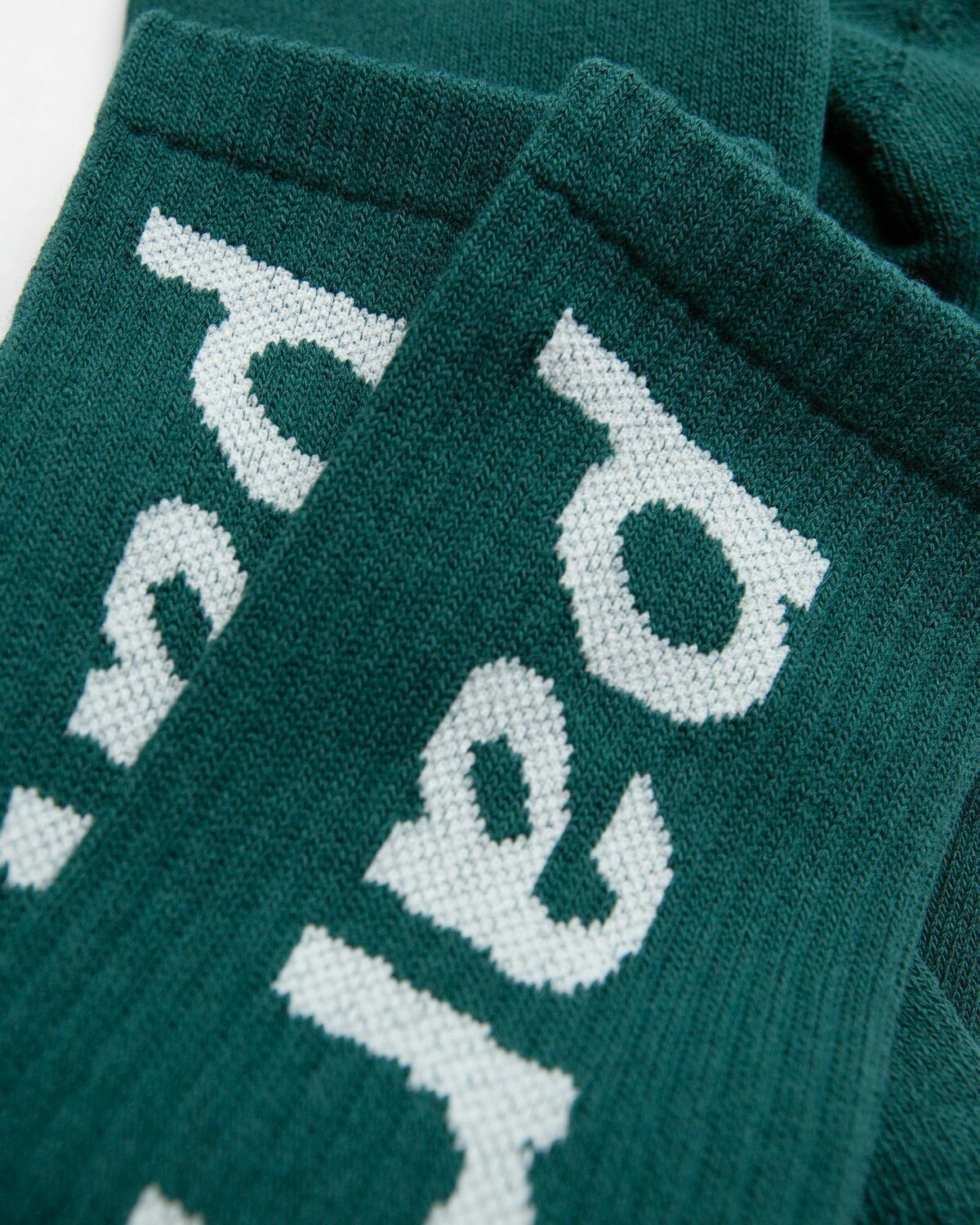 By Parra Lower case crew socks Green Men