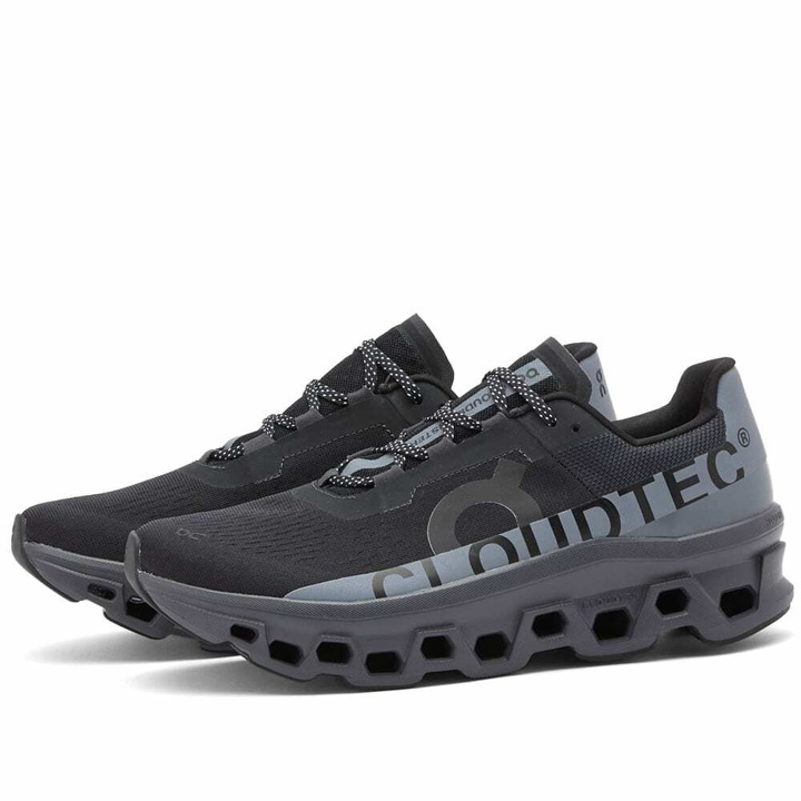 Photo: ON Men's Running Cloudmster - Lumos Pack Sneakers in Black
