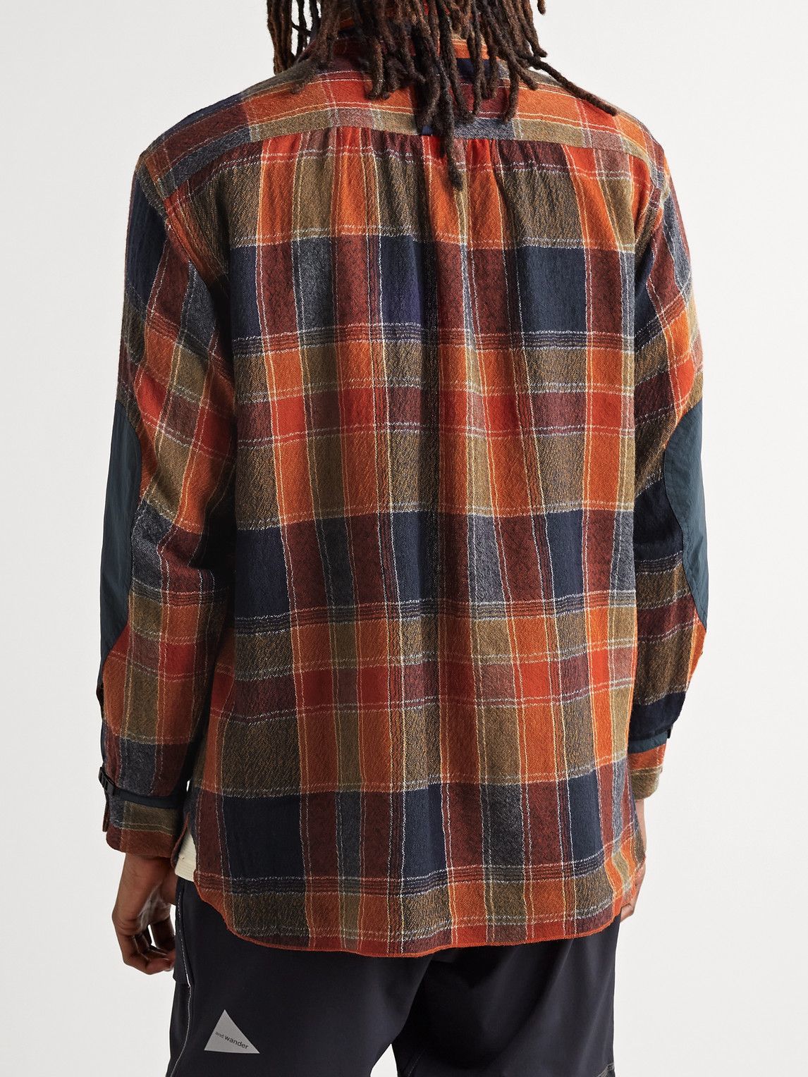 Norbit by Hiroshi Nozawa - Checked Wool-Gauze Shirt - Multi