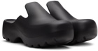 Bottega Veneta Black Rubber Flash Clogs