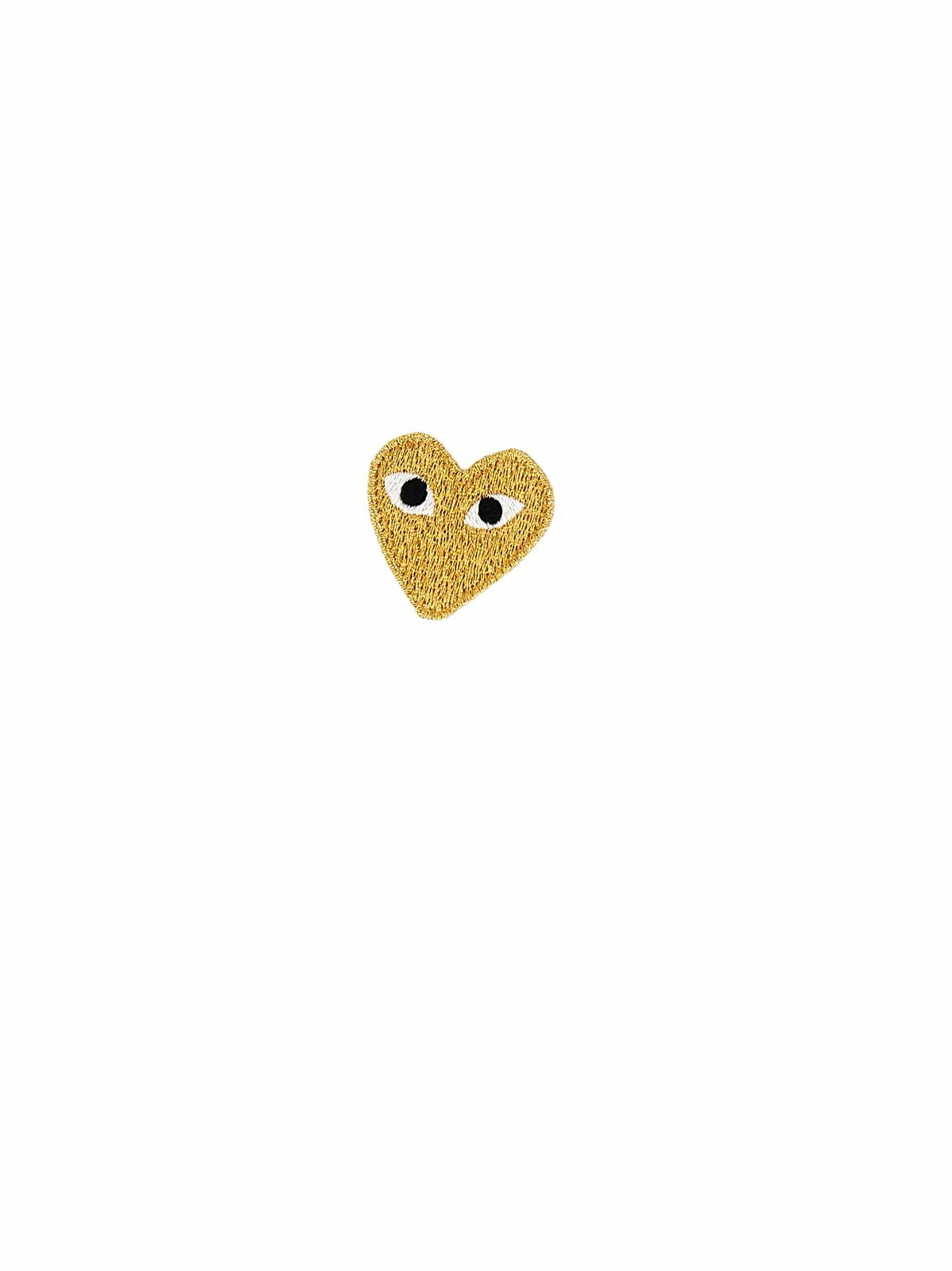 Comme des Garçons Play gold Heart T-shirt