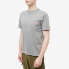 Armor-Lux Men's Logo Pocket T-Shirt in Misty Grey