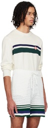 Casablanca Off-White Striped Sweater