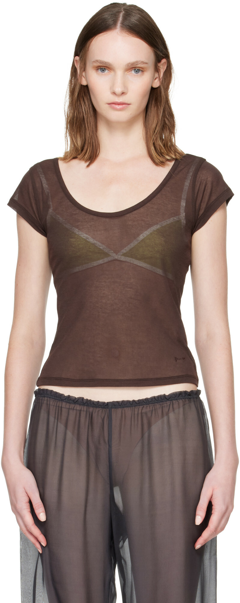 Paloma Wool Brown Nela T-shirt