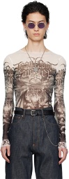 Jean Paul Gaultier Black 'The Large Gaultier' T-Shirt