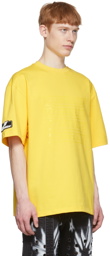 We11done Yellow Cotton T-Shirt