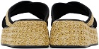 Max Mara Tan & Black Braies Sandals
