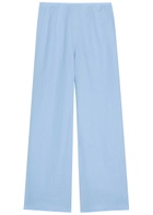 Faithfull The Brand Syna Wide-leg Linen Trousers Light Blue