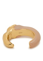Chloe The Chloé Tropicus Resin and Brass Cuff - Gold - One Size