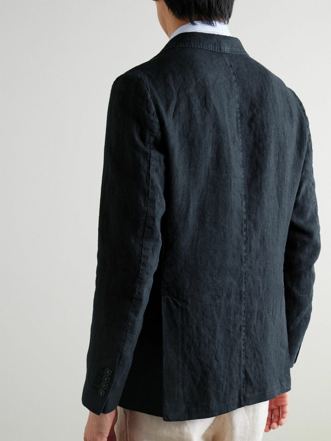 Massimo Alba - Catch2 Linen Suit Jacket - Blue